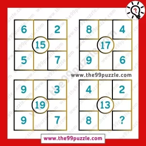 Mind Cracking Puzzle: Find the math logic to replace question mark – Puzz364