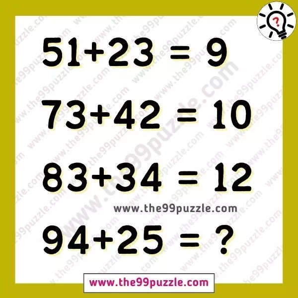 Simple Brain Puzzle: Crack the math logic of the problem