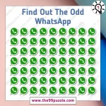 Optical Illusion with High IQ: Spot the odd WhatsApp In 9 seconds – Puzz397