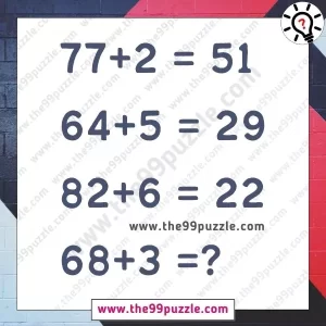 Brain Challenging Math Logic: Solve the problem in 11 seconds – Puzz398