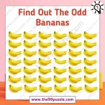 Visual IQ Test: Only high IQ people can find the odd banana picture in 5 secs – Puzz407