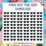 Observational Skills Test: Spot the odd Sunglass in 11 seconds – Puzz424