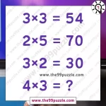 Number Puzzle Equation: Genius students solve the mathematics in 7 seconds – Puzz428
