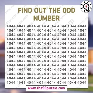 Spot the Odd One: Can you find the odd number in 6 seconds? – Puzz429