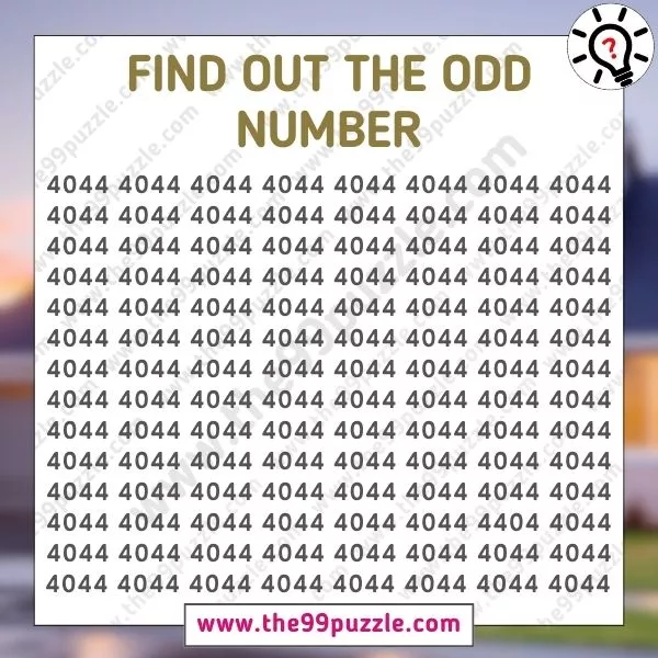 Spot the Odd One: Can you find the odd number in 6 seconds?