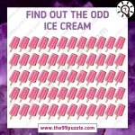 Spot Difference Emoji: Find out the odd ice cream in 8 seconds – Puzz437