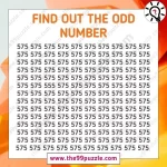 Optical Illusion IQ Test:  Only 1% sharp observers can spot the odd number In 11 seconds – Puzz438