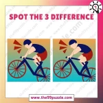 Only eagle eyes can find the 3 differences in the man with cycle in 7 seconds – Puzz440