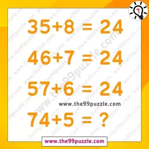 Reasoning Puzzle: Only intelligent people can solve the math equation in 8 seconds – Puzz445