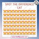 Spot the Difference: Only the smartest find out the odd cat in 6 seconds? – Puzz449