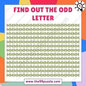 Visual IQ Test: You are among the top 5% with a high IQ if you can find the odd letter in 6 seconds!