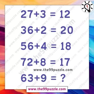 Math Puzzle Logic: Can you solve the logical equation in 16 seconds? – Puzz463