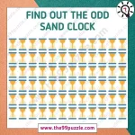 Odd One Out Test: Check your IQ level by finding an odd sand clock in 8 seconds! – Puzz471