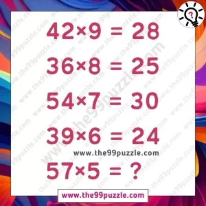 Logical Number Equation: Only 3 out of 10 people give the answer in 13 seconds! – Puzz478