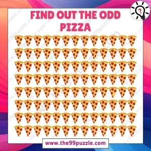 Odd One Out Puzzle: Only people with 20/20 vision can find the odd pizza in 7 seconds! – Puzz481