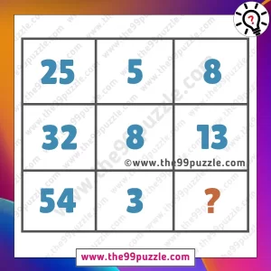 Missing Number Puzzle Test: Can you replace the question mark in 12 seconds? – Puzz506