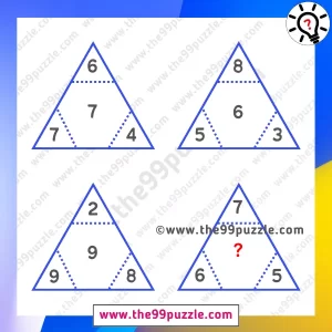 Triangle Reasoning Math: Can you replace the question mark in 14 seconds?