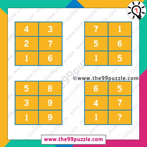 Logic Mathematical Tricks: Replace the question mark to prove your math skill in 13 seconds!