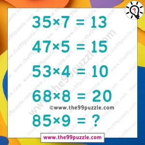 Math Puzzle IQ Test: You are a genius if you can solve the puzzle in 6 seconds!