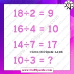 Logic Math Puzzle: Can you answer the last equation in 7 seconds? – Puzz540